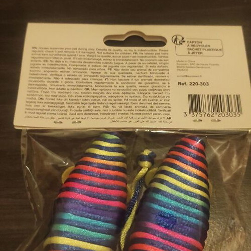 Cat toy 2 colorful mice new