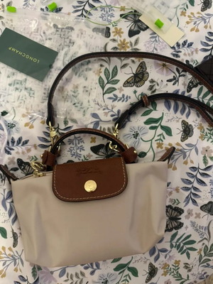 Longchamp mini bag beige new crossbody
