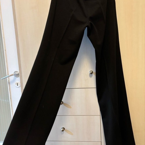 Fabric pants used, size L, black