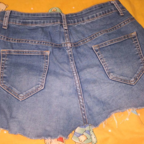 Fionina Jeans Vintage Women's Shorts with Floral Embroidery Medium used