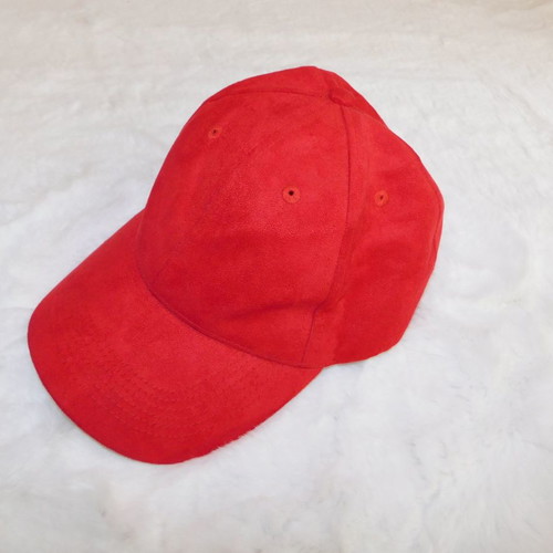 Jockey unisex hat red used, suede type