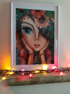 Framed Handmade Mosaic 30cmX40cm New