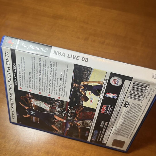 NBA Live 08 παιχνίδι για PlayStation 2 μεταχειρισμένο, πλήρες με manual
