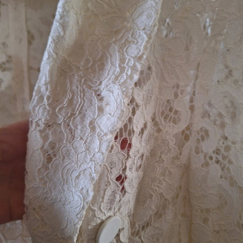 Zara lace jacket new, white and beige