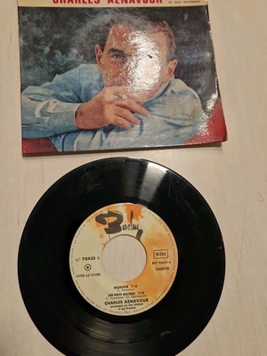 Charles Aznavour Alleluia single βινυλίου 7 ιντσών, 45 στροφών