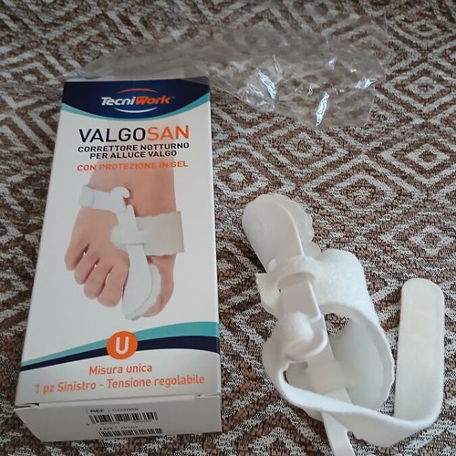 Valgosan Night Splint for Left Foot by Tecniwork like new