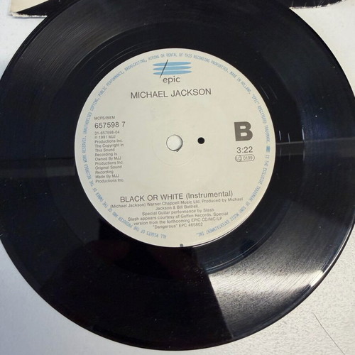 Michael Jackson Black or White 7-inch single used