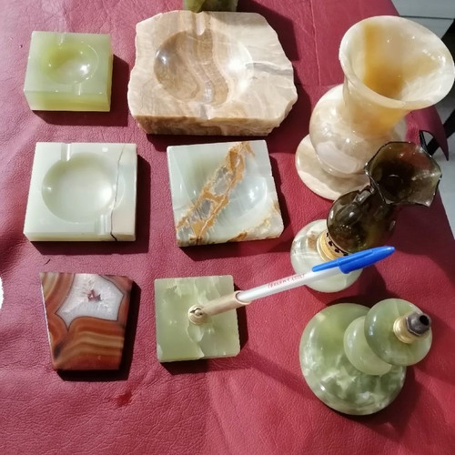 Onyx and alabaster genuine decorative items from Crete new