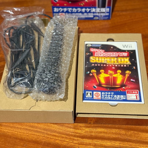 Karaoke Joysound Wii Super DX like new, complete in box