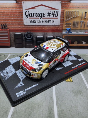 Citroën DS3 WRC μοντέλο 1:43 από το Rally Argentina 2013