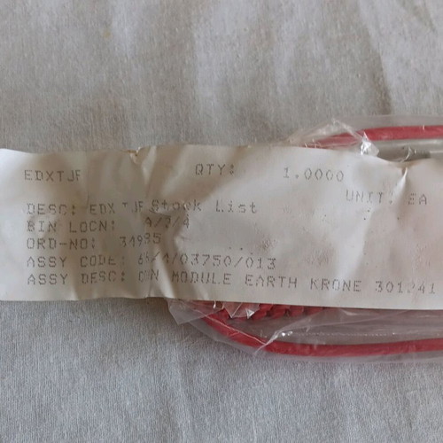 Red Krone 2/10 earth module new, LSA-Plus