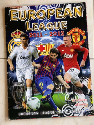 European League 2011-2012 album in almost like new condition