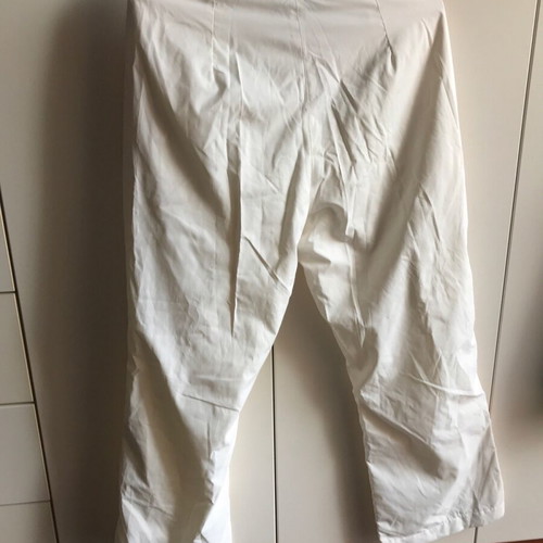 Landsend white ski pants like new, small/medium, with fleece lining