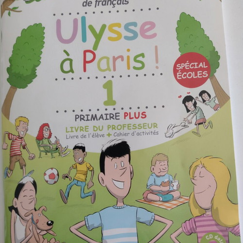 Ulysse à Paris 1 Livre du Professeur French book like new with CD