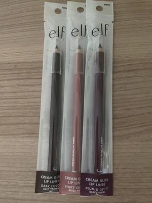 Σετ 3 τεμαχίων e.l.f. Cream Glide Lip Liner καινούρια