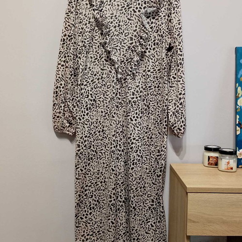 animal print midi dress zara Zara Animal Print Midi Dress by Zara