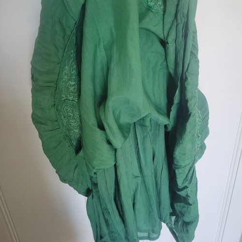 BSB collection green maxi dress with halter neckline