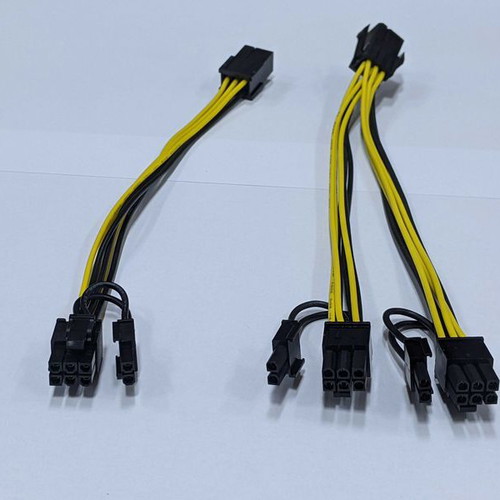 PCI Power Cable 6 or 8 to 8 (6+2) pin new