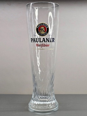 Paulaner Weißbier Beer Glass 0.5L like new