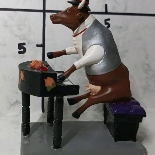 Αγελαδίτσα Mini Moo Piano Cow συλλεκτική σαν καινούργια