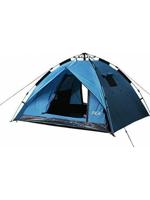 Inca One Touch 3P Tent Blue new, 3-person automatic setup