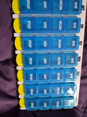 Pill case new with removable compartments