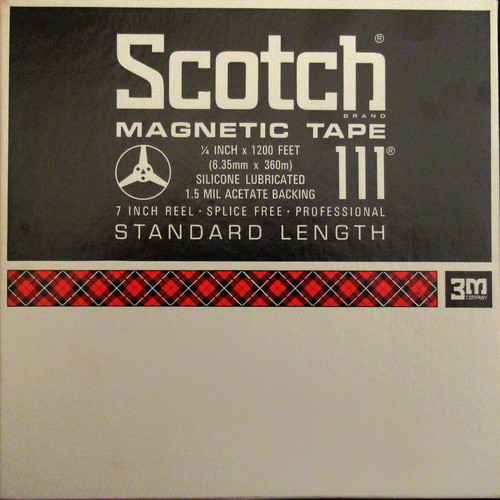 3M Scotch 111 reel to reel magnetic tape new, sealed