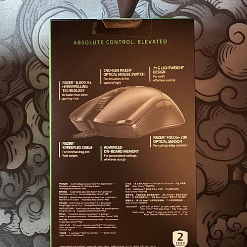 Razer Viper 8KHz Gaming Mouse brand new, factory sealed