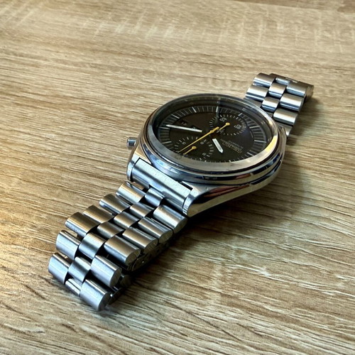 Seiko Vintage Chronograph Jumbo 6138-3003 like new, black