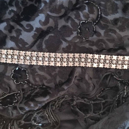 Vintage 925 Silver Bracelet with Screw Clasp, 41g, 18.5cm
