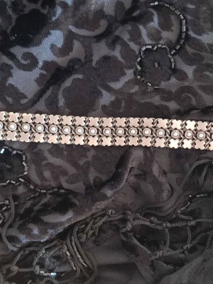 Vintage 925 Silver Bracelet with Screw Clasp, 41g, 18.5cm