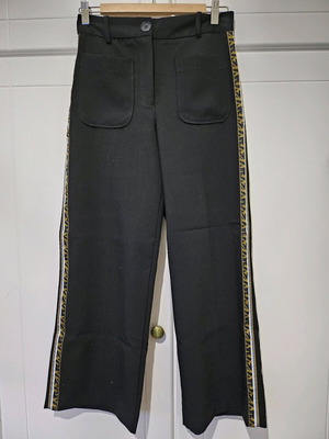 Zara μαύρο παντελόνι cullet σαν καινούργιο, μέγεθος Small