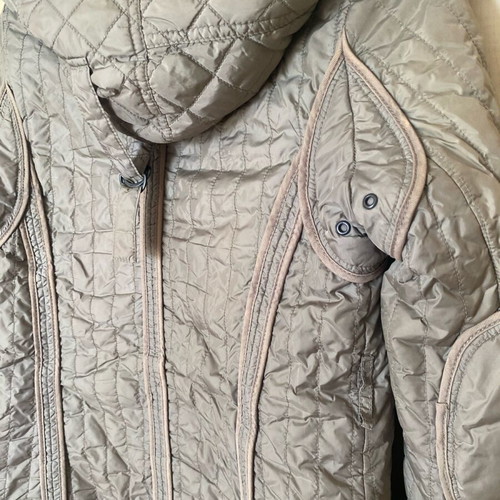 Replay jacket khaki open with hood like new