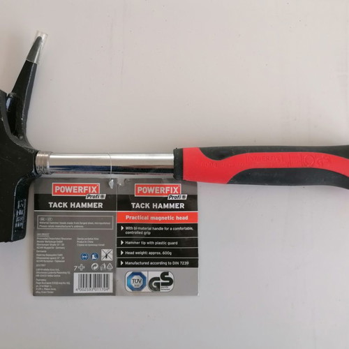 Powerfix tack hammer new with magnetic nail holder