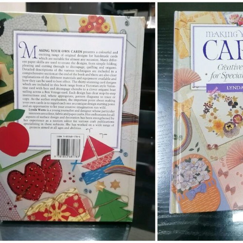 Book Making Your Own Cards by Lynda Watts new in English