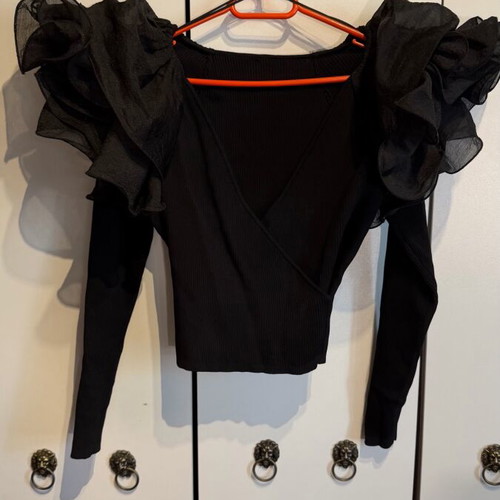 Blouse size M black like new