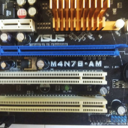 Asus MΝ4F78 - AM Rev 1.02 motherboard with AMD Athlon IIX2 240 CPU and 2x4GB RAM used