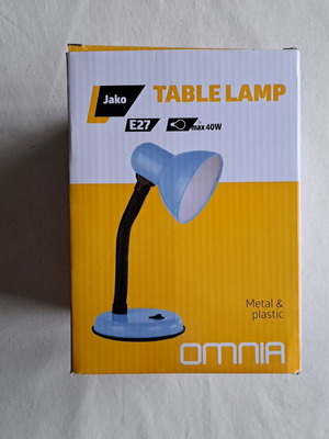 Omnia Jako table lamp new, metal and plastic
