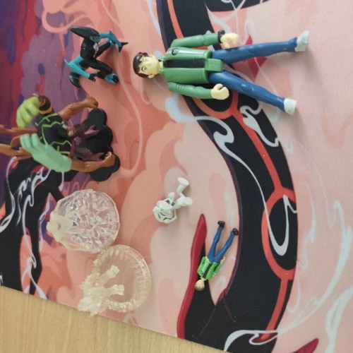 Ben10 figures lot used