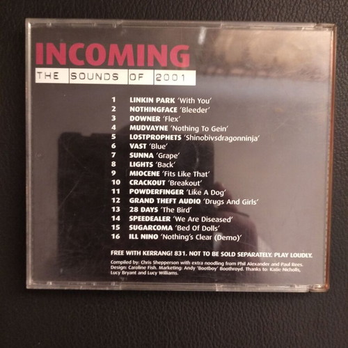 Kerrang Incoming CD used, metal compilation