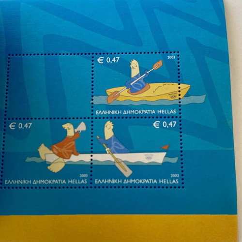 Olympic Games 2004 Athens Commemorative Stamp Booklet new