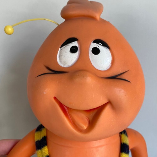 Maya the Bee Billy vinyl figurine, rare vintage big size, 26 cm