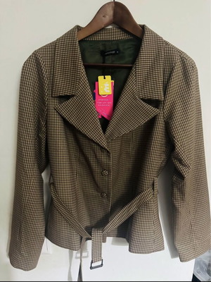 Jacket A-Style new, beige and brown, size M