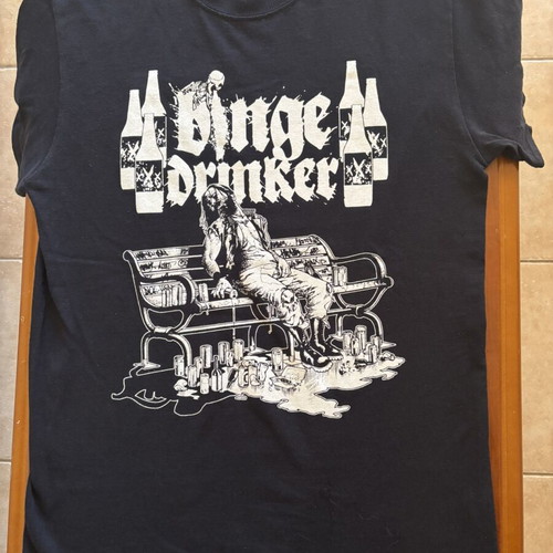 Binge Drinker Japan Tour T-shirt καινούργιο, μέγεθος Small, μαύρο, Gildan