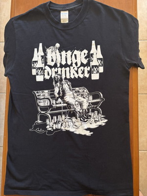 Binge Drinker Japan Tour T-shirt καινούργιο, μέγεθος Small, μαύρο, Gildan
