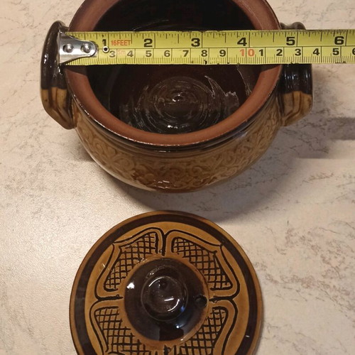 Traditional small clay pot No5 0.7lt like new