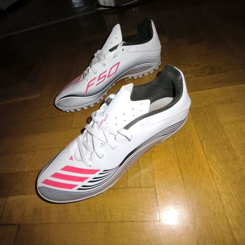 Adidas F50 Messi white football shoes like new size 41.5
