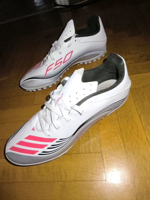 Adidas F50 Messi white football shoes like new size 41.5