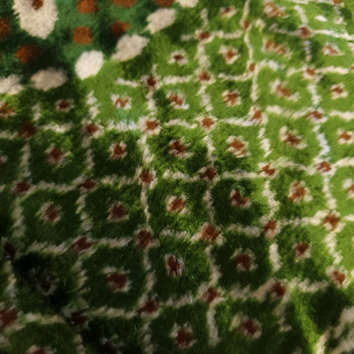 Vintage velvet tablecloth 160 x 160 like new