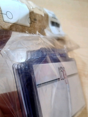 Card protection covers transparent like new, pack of 9, 6x9cm